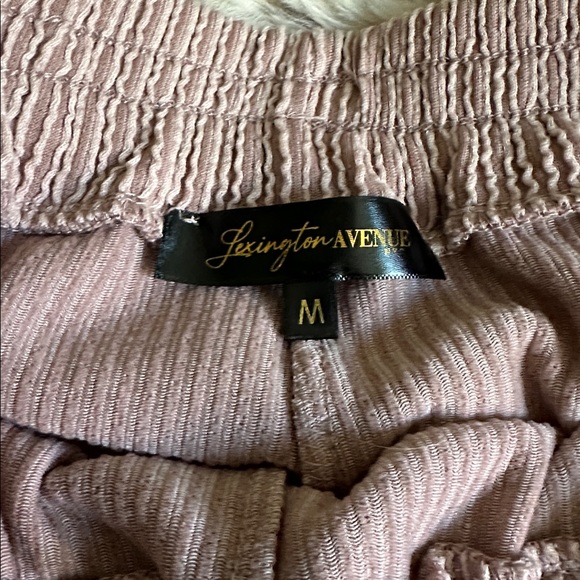 Pink Textured Drawstring Shorts - Picture 3 of 4